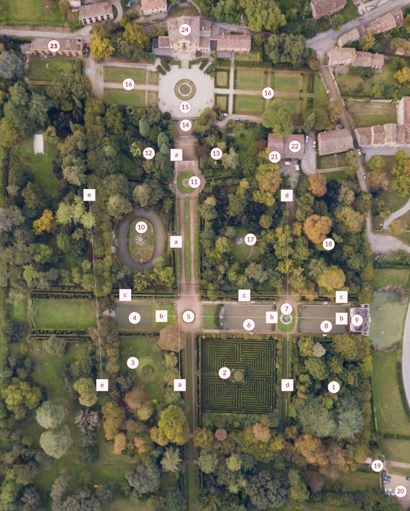 Valsanzibio Map of the Garden 1